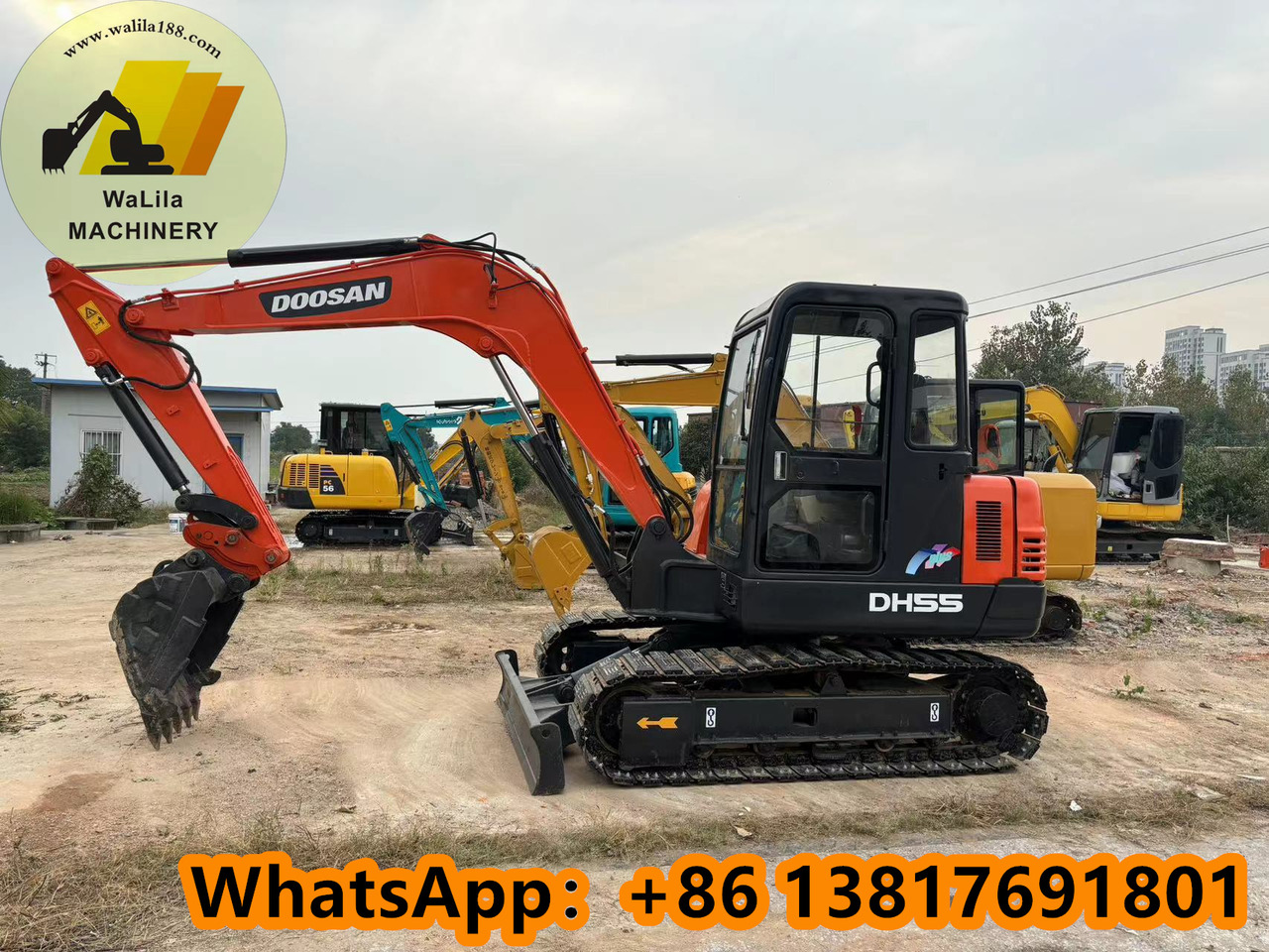 Mini rýpadlo Doosan DH 55-7 DH55 [ Copy ]: obrázek 7