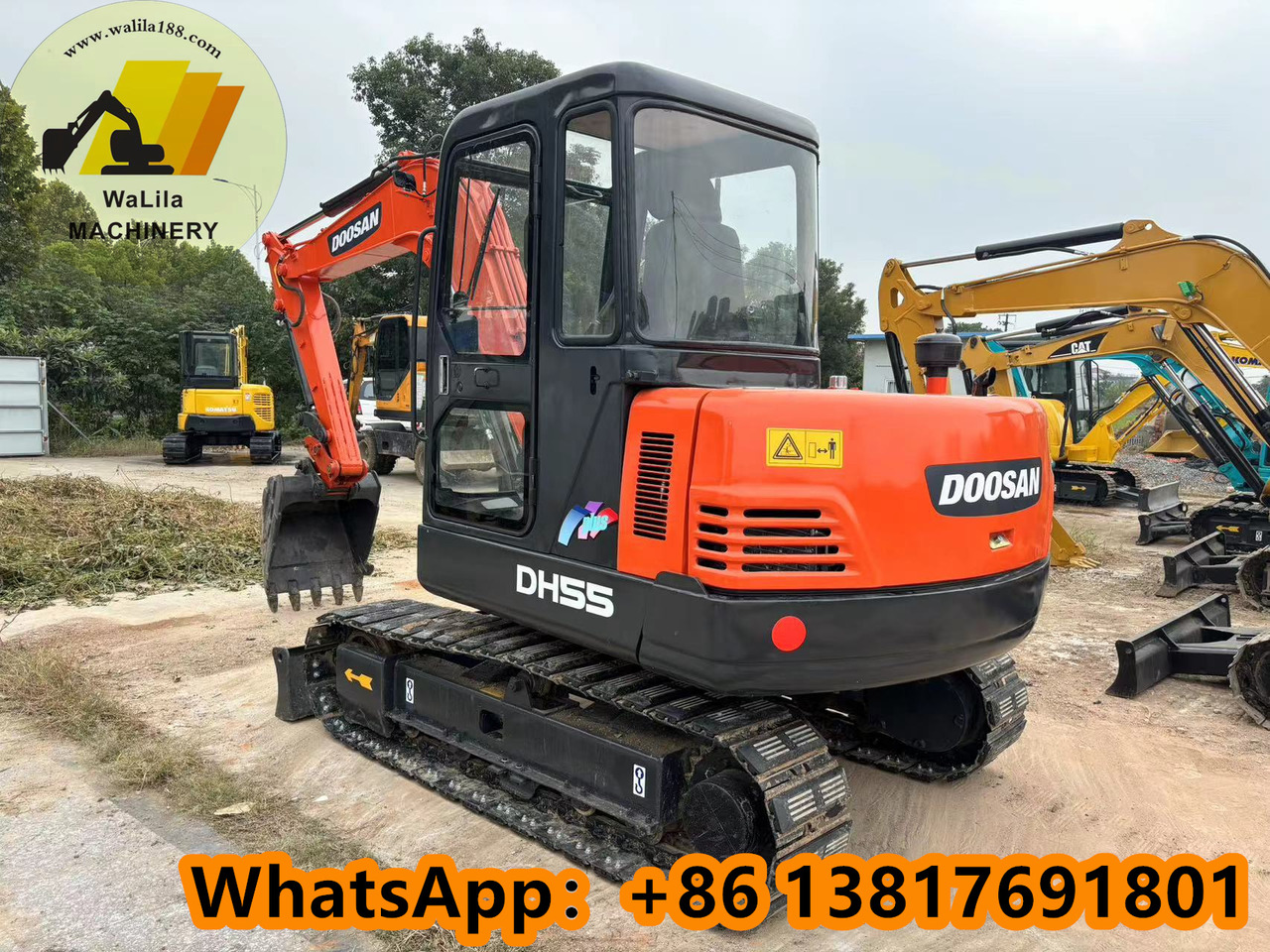 Mini rýpadlo Doosan DH 55-7 DH55 [ Copy ]: obrázek 9