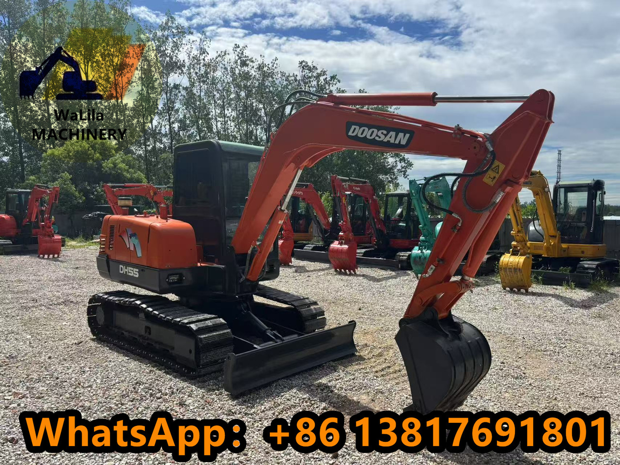 Doosan DH 55-7 DH55 (Good) - Mini rýpadlo: obrázek 2 Doosan DH 55-7 DH55 (Good) - Mini rýpadlo: obrázek 2