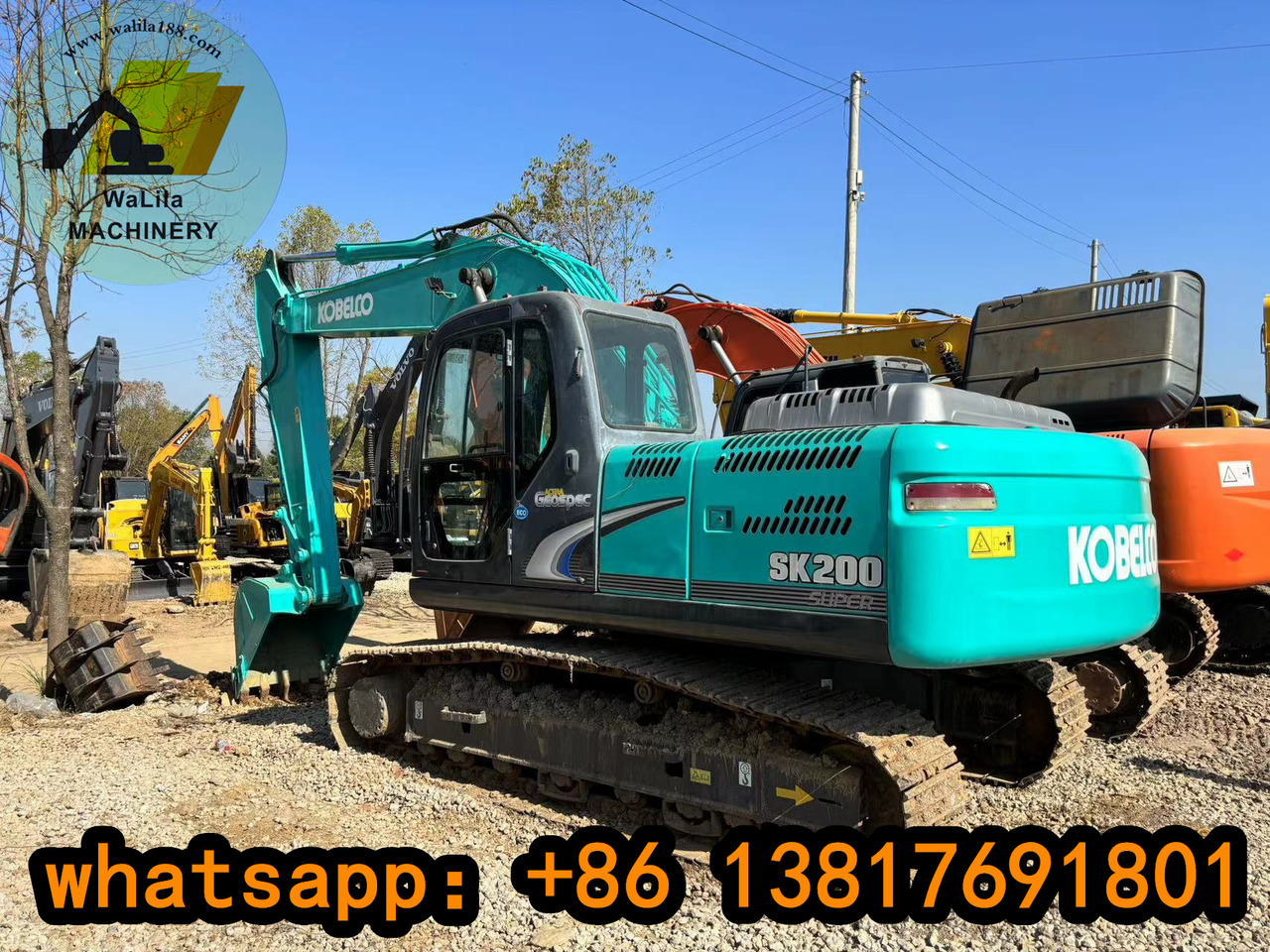 KOBELCO SK 200-8 - Pásové rýpadlo: obrázek 1 KOBELCO SK 200-8 - Pásové rýpadlo: obrázek 1