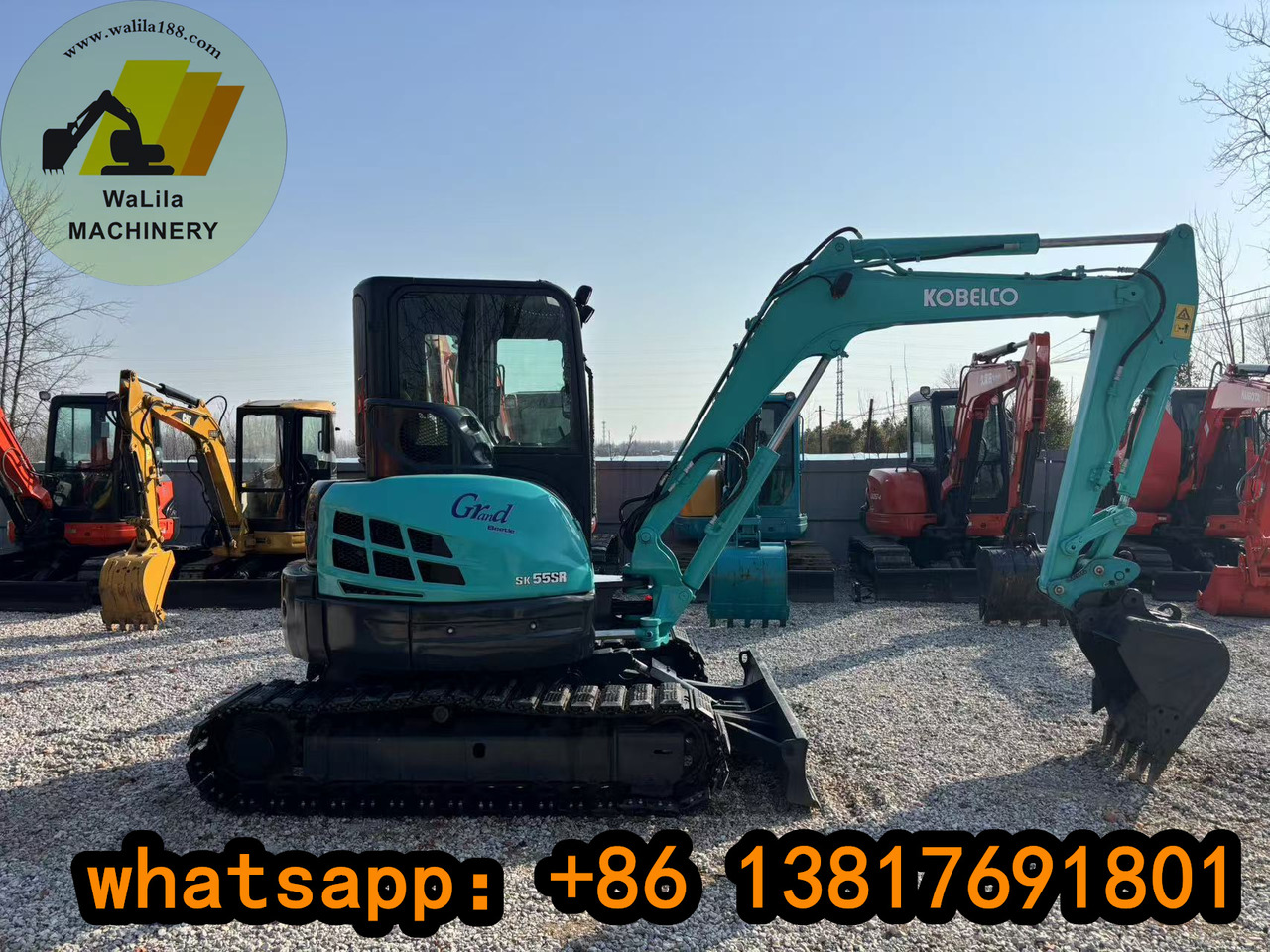 KOBELCO SK55 - Mini rýpadlo: obrázek 1 KOBELCO SK55 - Mini rýpadlo: obrázek 1