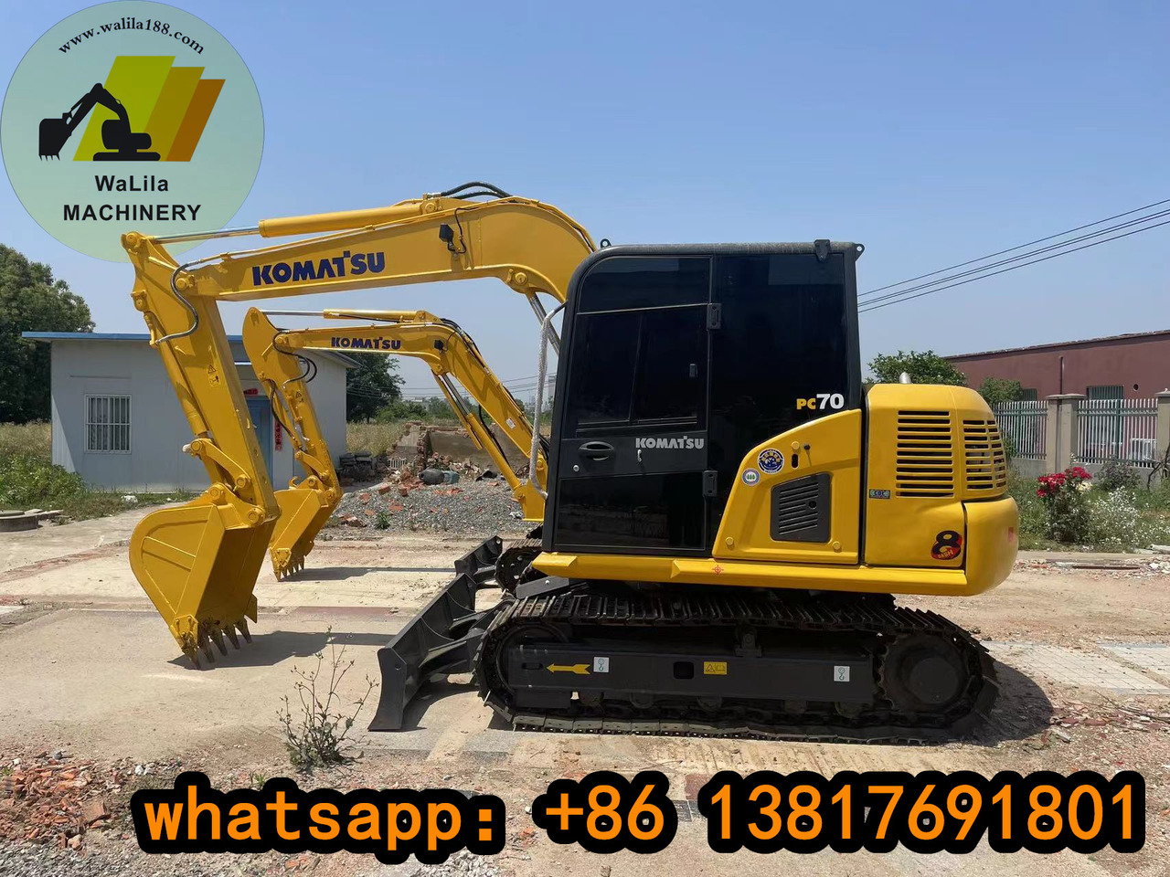KOMATSU PC 70-8 - Mini rýpadlo: obrázek 1 KOMATSU PC 70-8 - Mini rýpadlo: obrázek 1