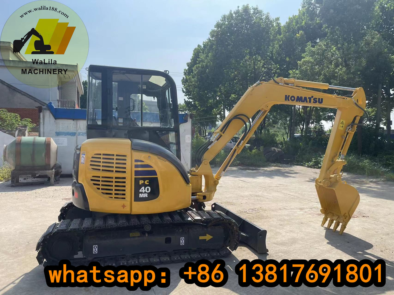KOMATSU PC40MR - Mini rýpadlo: obrázek 1 KOMATSU PC40MR - Mini rýpadlo: obrázek 1