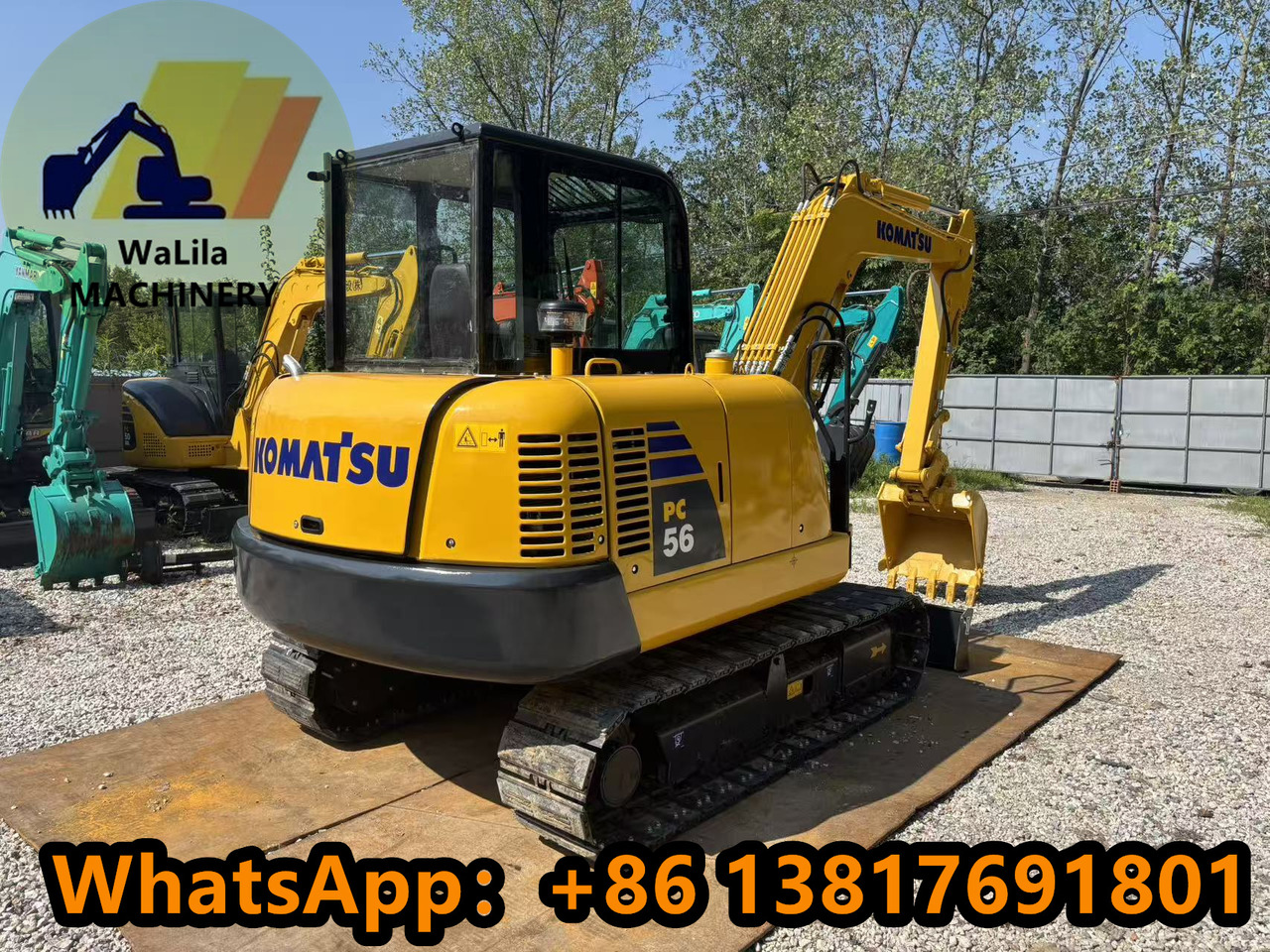 KOMATSU PC56-7 - Mini rýpadlo: obrázek 2 KOMATSU PC56-7 - Mini rýpadlo: obrázek 2