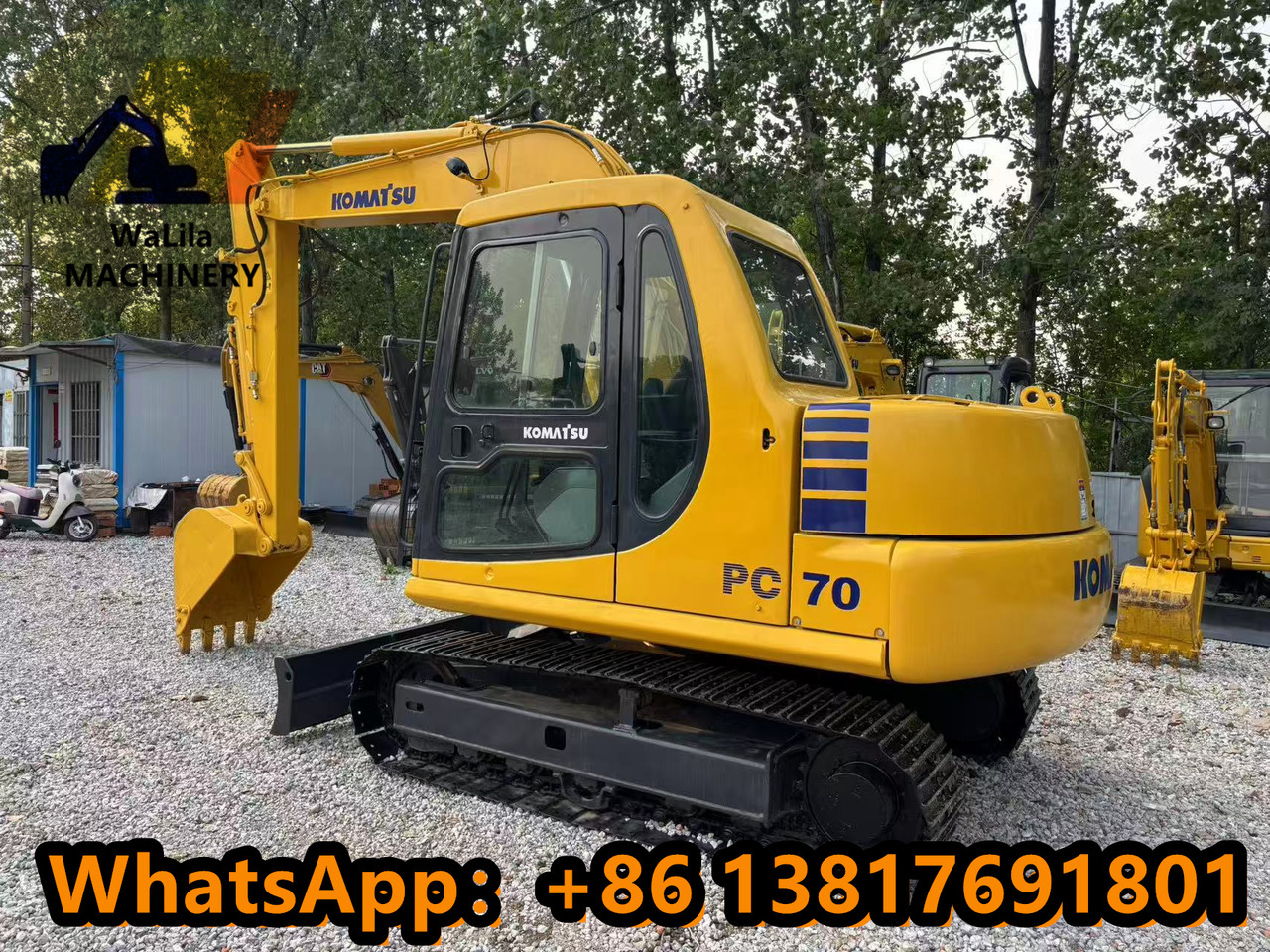 KOMATSU PC70 - Mini rýpadlo: obrázek 5 KOMATSU PC70 - Mini rýpadlo: obrázek 5