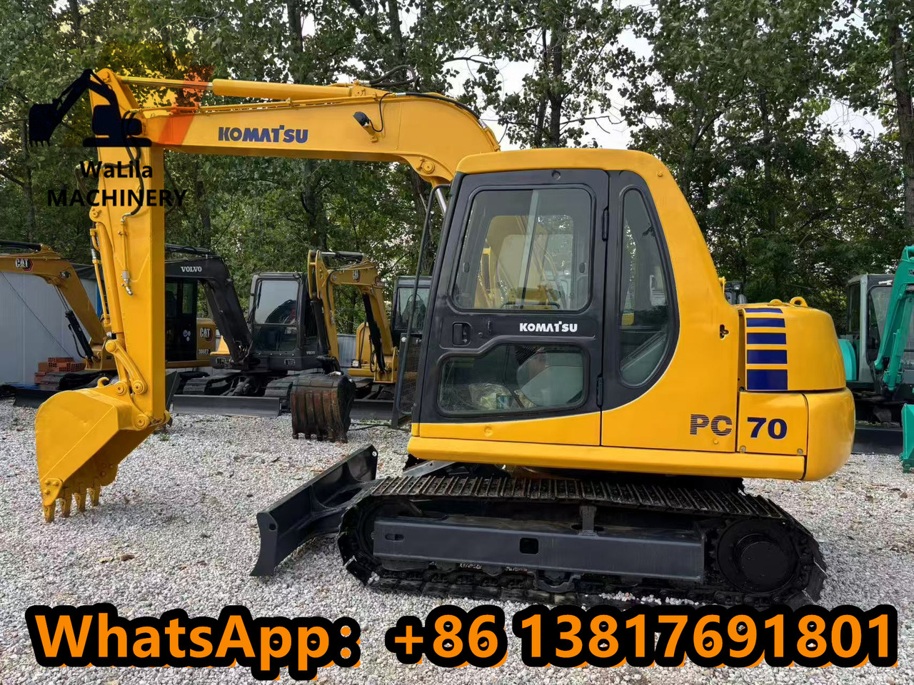 KOMATSU PC70 - Mini rýpadlo: obrázek 1 KOMATSU PC70 - Mini rýpadlo: obrázek 1