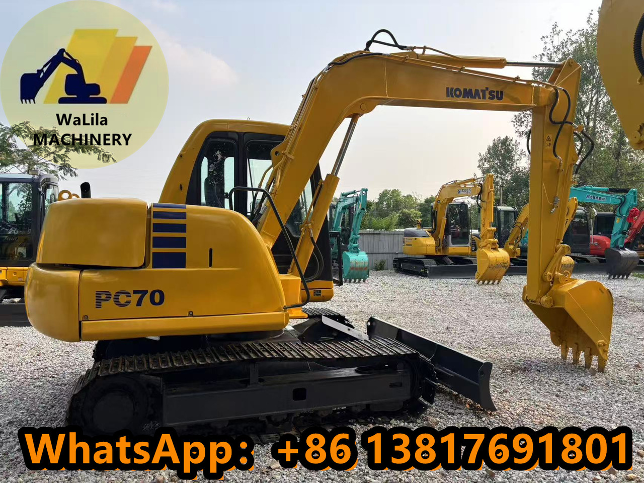 KOMATSU PC70 - Mini rýpadlo: obrázek 2 KOMATSU PC70 - Mini rýpadlo: obrázek 2