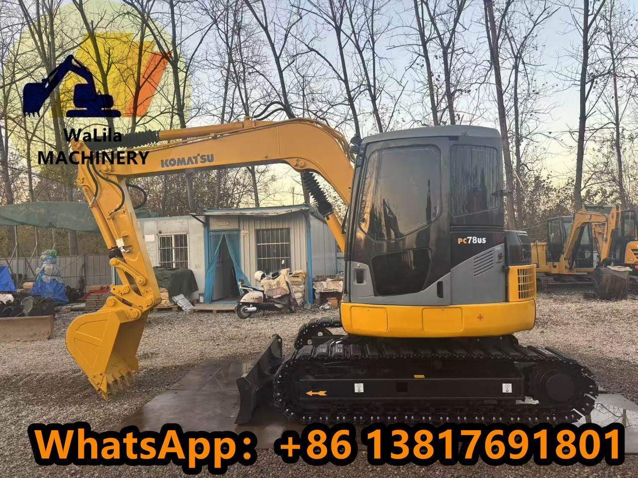 KOMATSU PC78US - Mini rýpadlo: obrázek 4 KOMATSU PC78US - Mini rýpadlo: obrázek 4