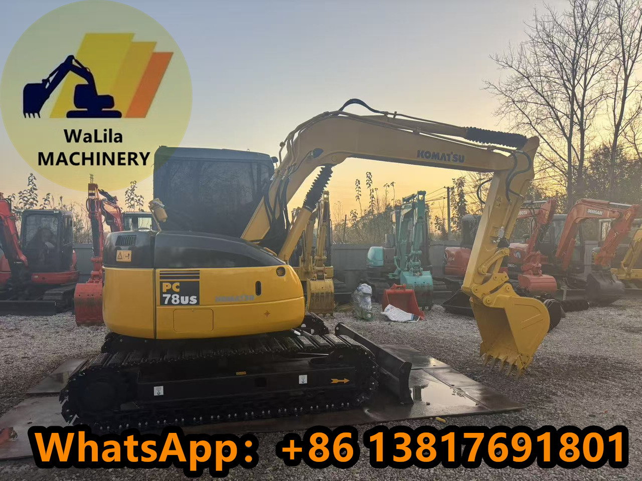 KOMATSU PC78US - Mini rýpadlo: obrázek 1 KOMATSU PC78US - Mini rýpadlo: obrázek 1