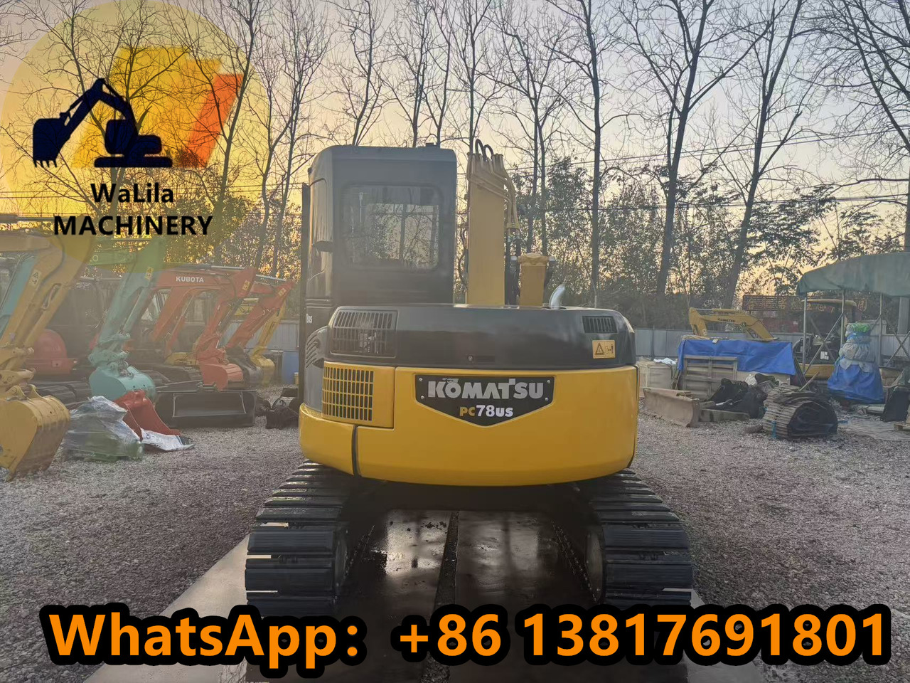 KOMATSU PC78US - Mini rýpadlo: obrázek 2 KOMATSU PC78US - Mini rýpadlo: obrázek 2