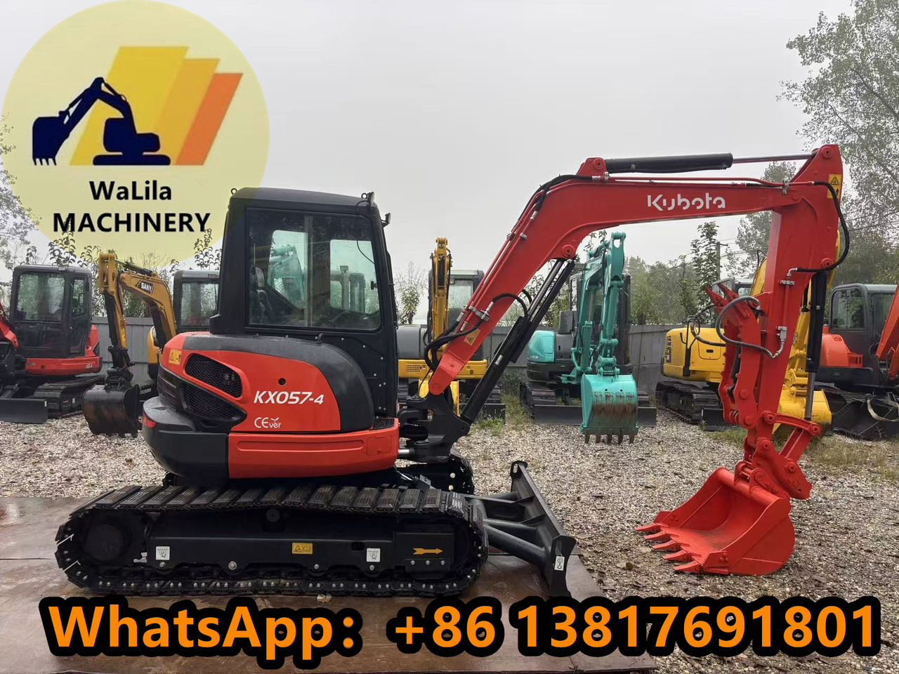 KUBOTA KX057-4 - Mini rýpadlo: obrázek 1 KUBOTA KX057-4 - Mini rýpadlo: obrázek 1