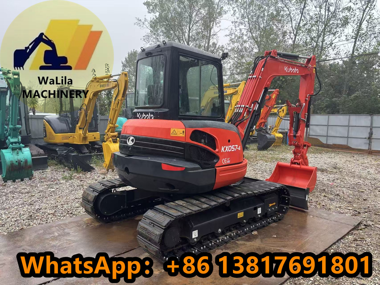 KUBOTA KX057 - Mini rýpadlo: obrázek 2 KUBOTA KX057 - Mini rýpadlo: obrázek 2