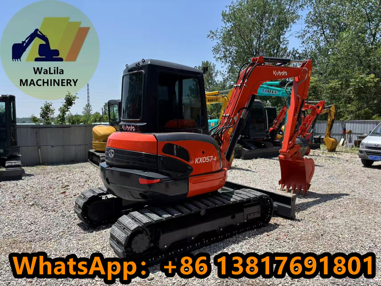 KUBOTA KX057 - Mini rýpadlo: obrázek 5 KUBOTA KX057 - Mini rýpadlo: obrázek 5