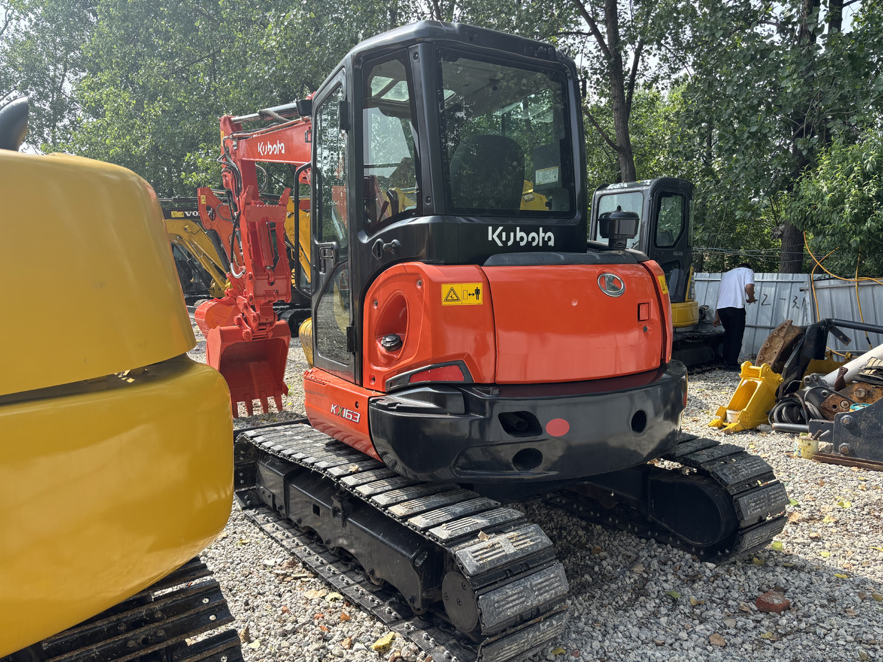 KUBOTA KX163 Carrying a thumb clip. - Mini rýpadlo: obrázek 3 KUBOTA KX163 Carrying a thumb clip. - Mini rýpadlo: obrázek 3