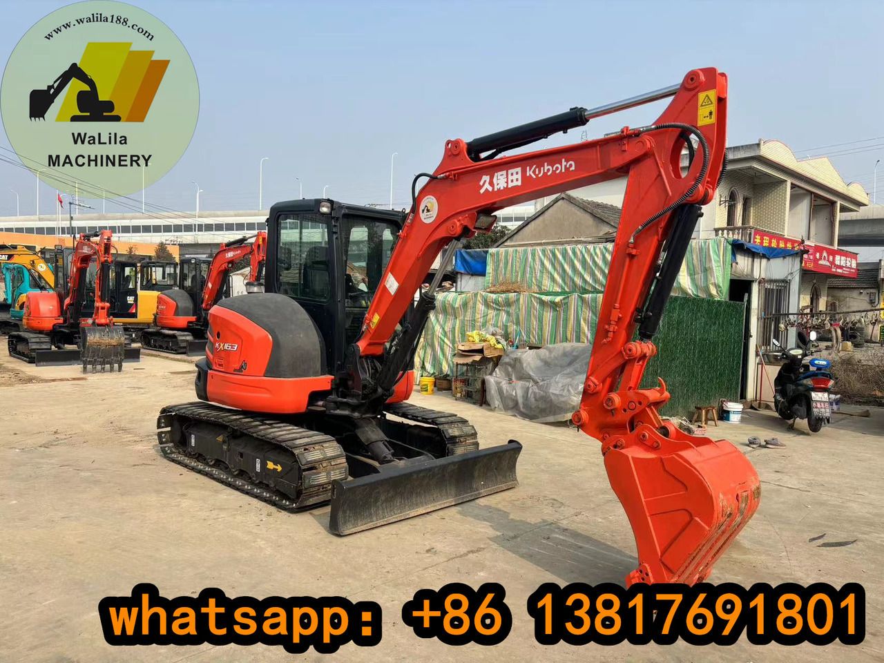 Mini rýpadlo KUBOTA KX163 Kubota 163 Kx163-5  Kubota 057[ GOOD]: obrázek 8