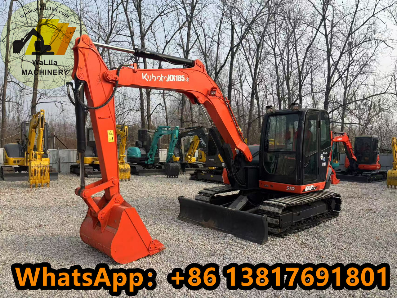 KUBOTA KX185 - Mini rýpadlo: obrázek 5 KUBOTA KX185 - Mini rýpadlo: obrázek 5