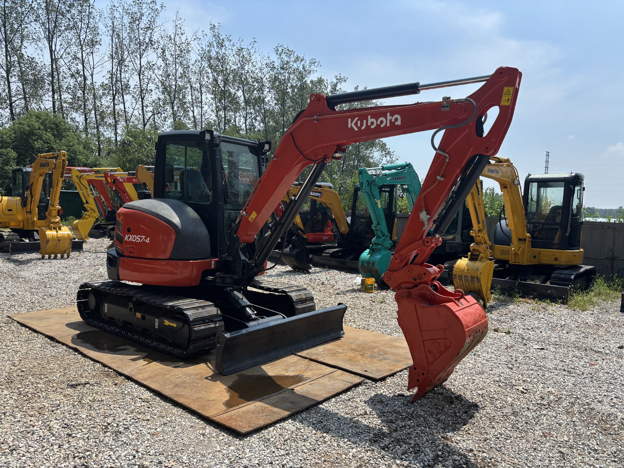 Mini rýpadlo KUBOTA Kubota Kx057 rubber crawler excavator: obrázek 6