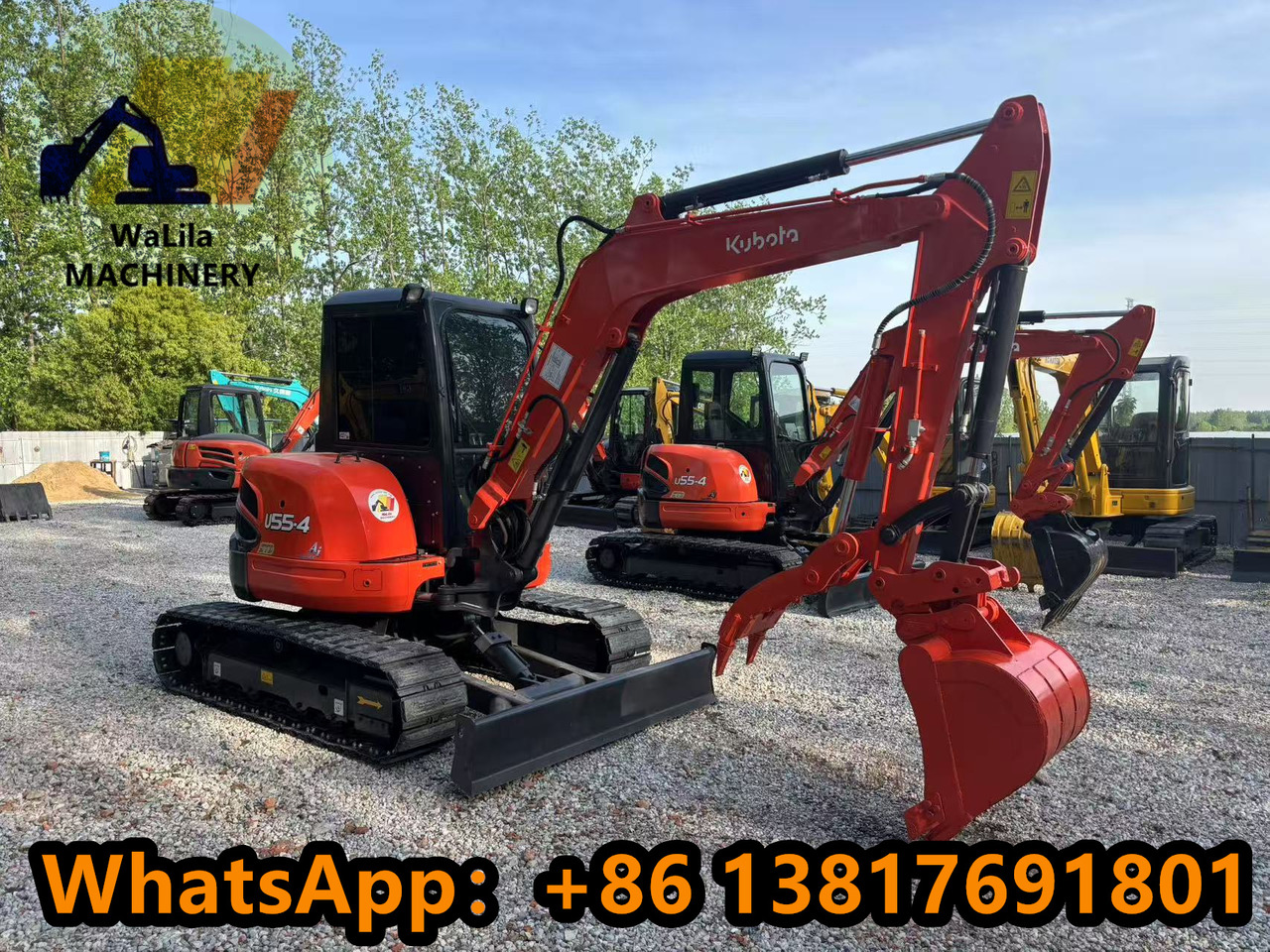 Mini rýpadlo KUBOTA Kubota U55-4 excavator[ Nice]: obrázek 8