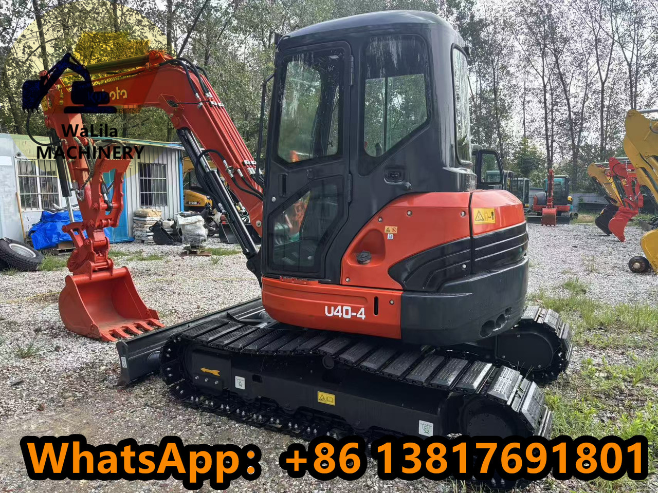 KUBOTA U40-4 - Mini rýpadlo: obrázek 4 KUBOTA U40-4 - Mini rýpadlo: obrázek 4