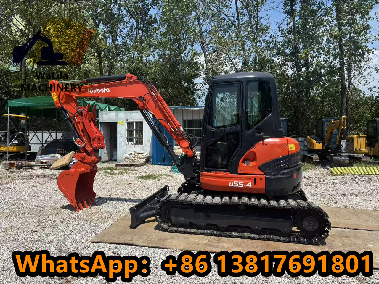 KUBOTA U55-4 - Mini rýpadlo: obrázek 5 KUBOTA U55-4 - Mini rýpadlo: obrázek 5