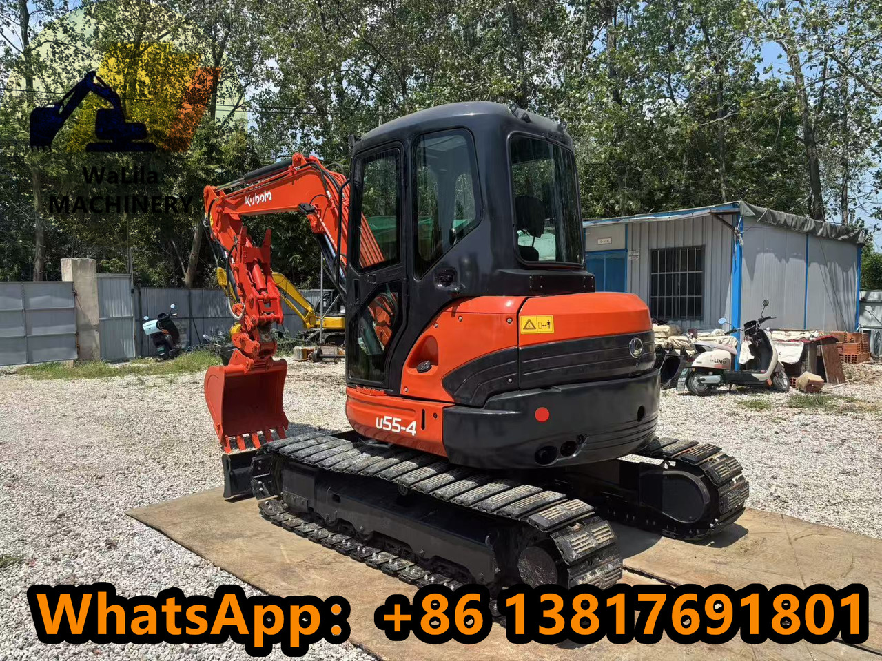 KUBOTA U55-4 - Mini rýpadlo: obrázek 4 KUBOTA U55-4 - Mini rýpadlo: obrázek 4