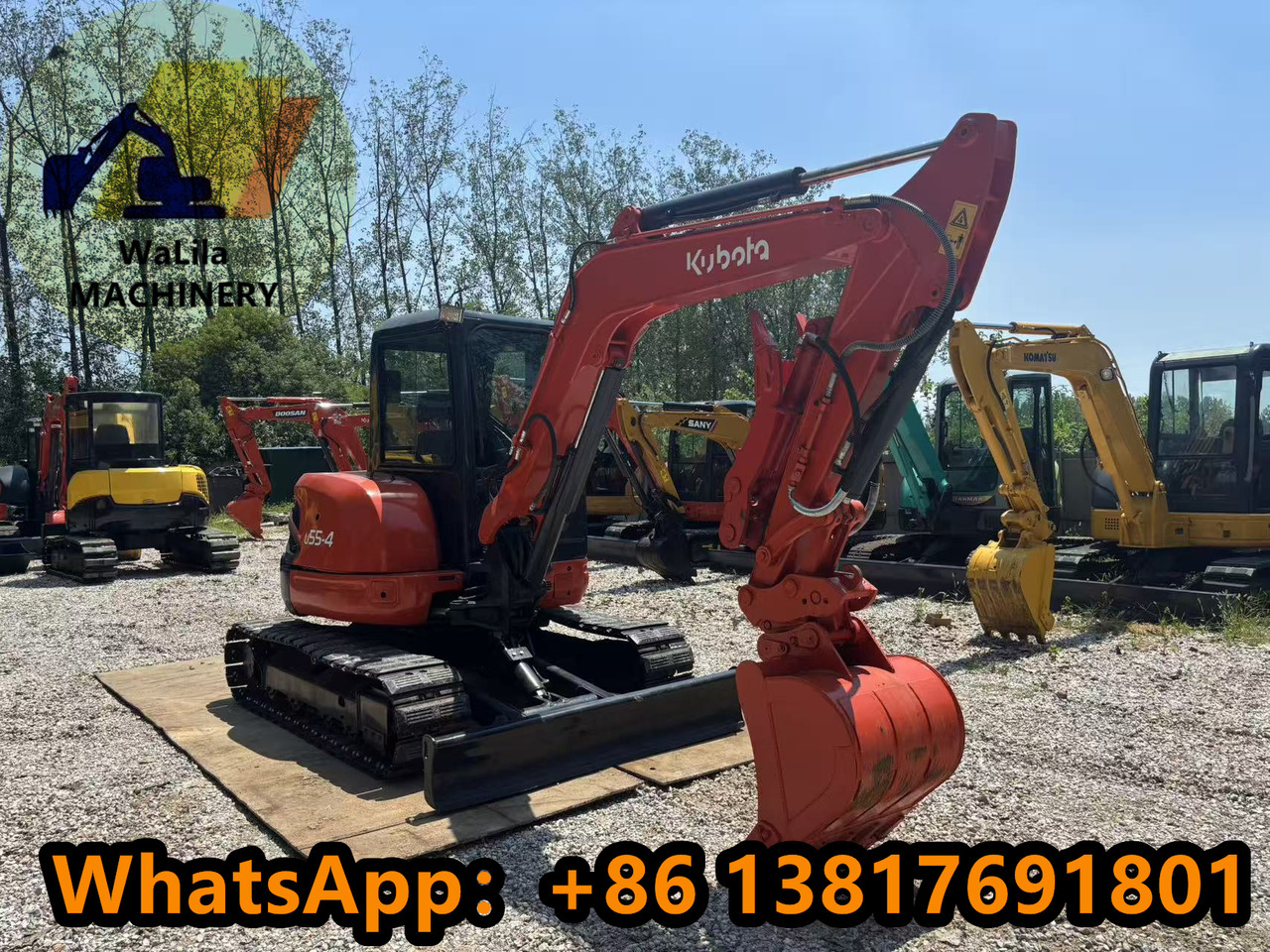 KUBOTA U55-4 - Mini rýpadlo: obrázek 2 KUBOTA U55-4 - Mini rýpadlo: obrázek 2