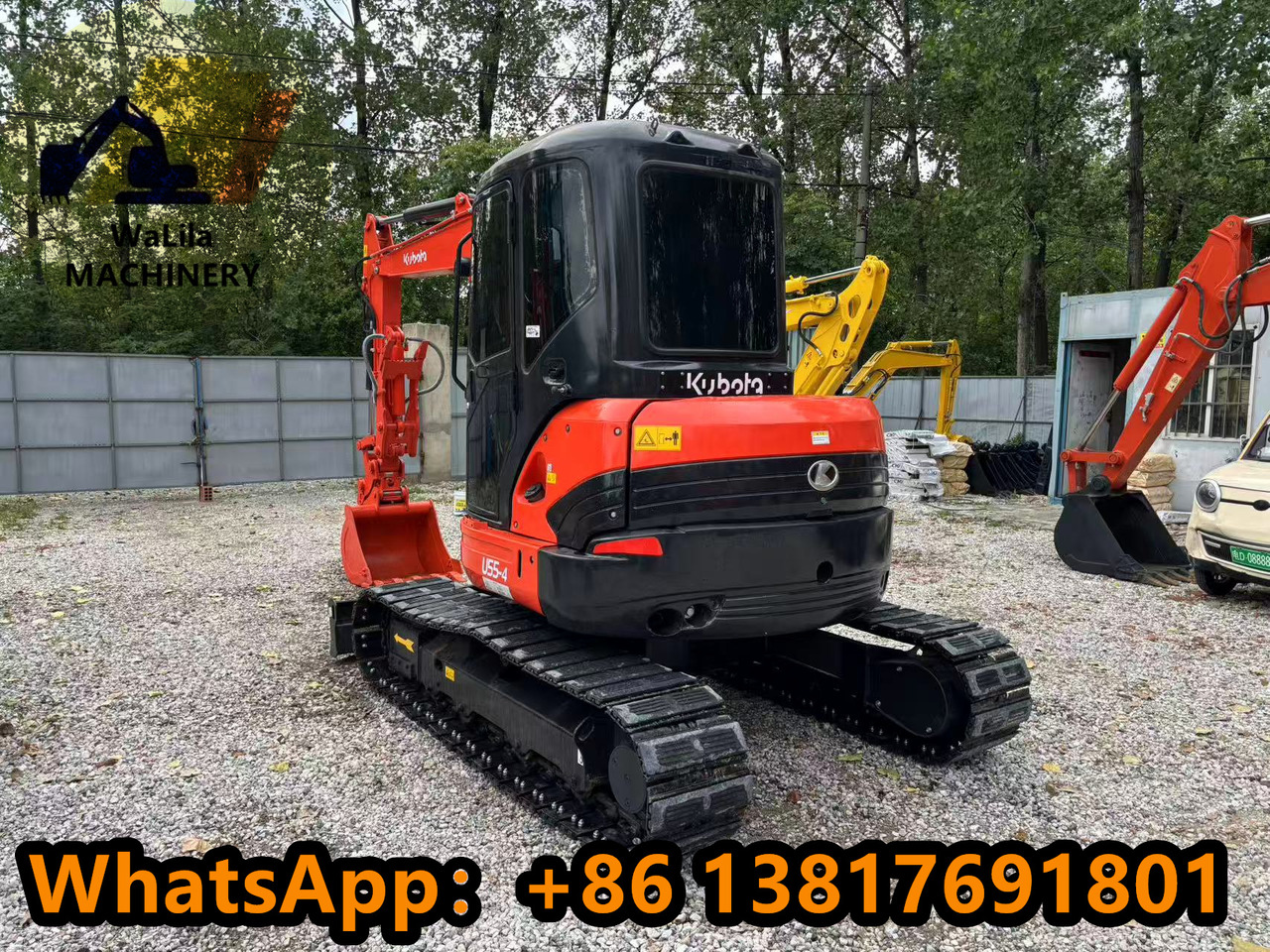 KUBOTA U55-4 - Mini rýpadlo: obrázek 5 KUBOTA U55-4 - Mini rýpadlo: obrázek 5
