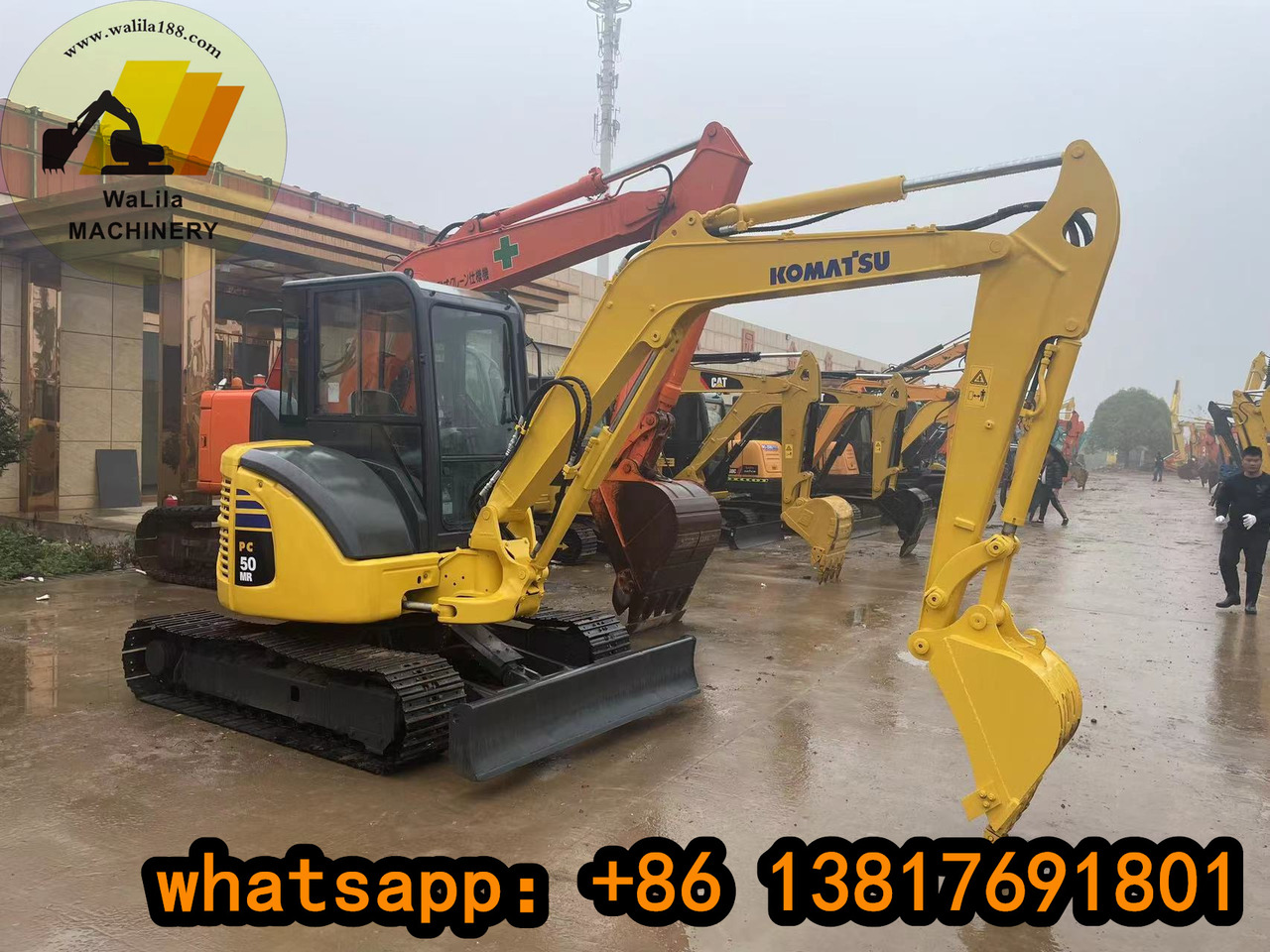 Komatsu PC 50 MR KOMATSU mini excavator Komatsu PC60, PC55, PC50 - Mini rýpadlo: obrázek 1 Komatsu PC 50 MR KOMATSU mini excavator Komatsu PC60, PC55, PC50 - Mini rýpadlo: obrázek 1