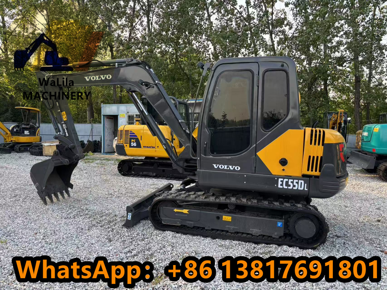 VOLVO EC55 Rubber track version - Mini rýpadlo: obrázek 1 VOLVO EC55 Rubber track version - Mini rýpadlo: obrázek 1