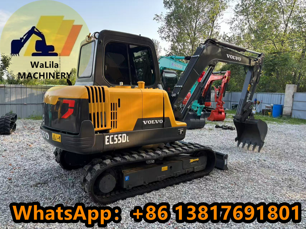 VOLVO EC55 Rubber track version - Mini rýpadlo: obrázek 4 VOLVO EC55 Rubber track version - Mini rýpadlo: obrázek 4