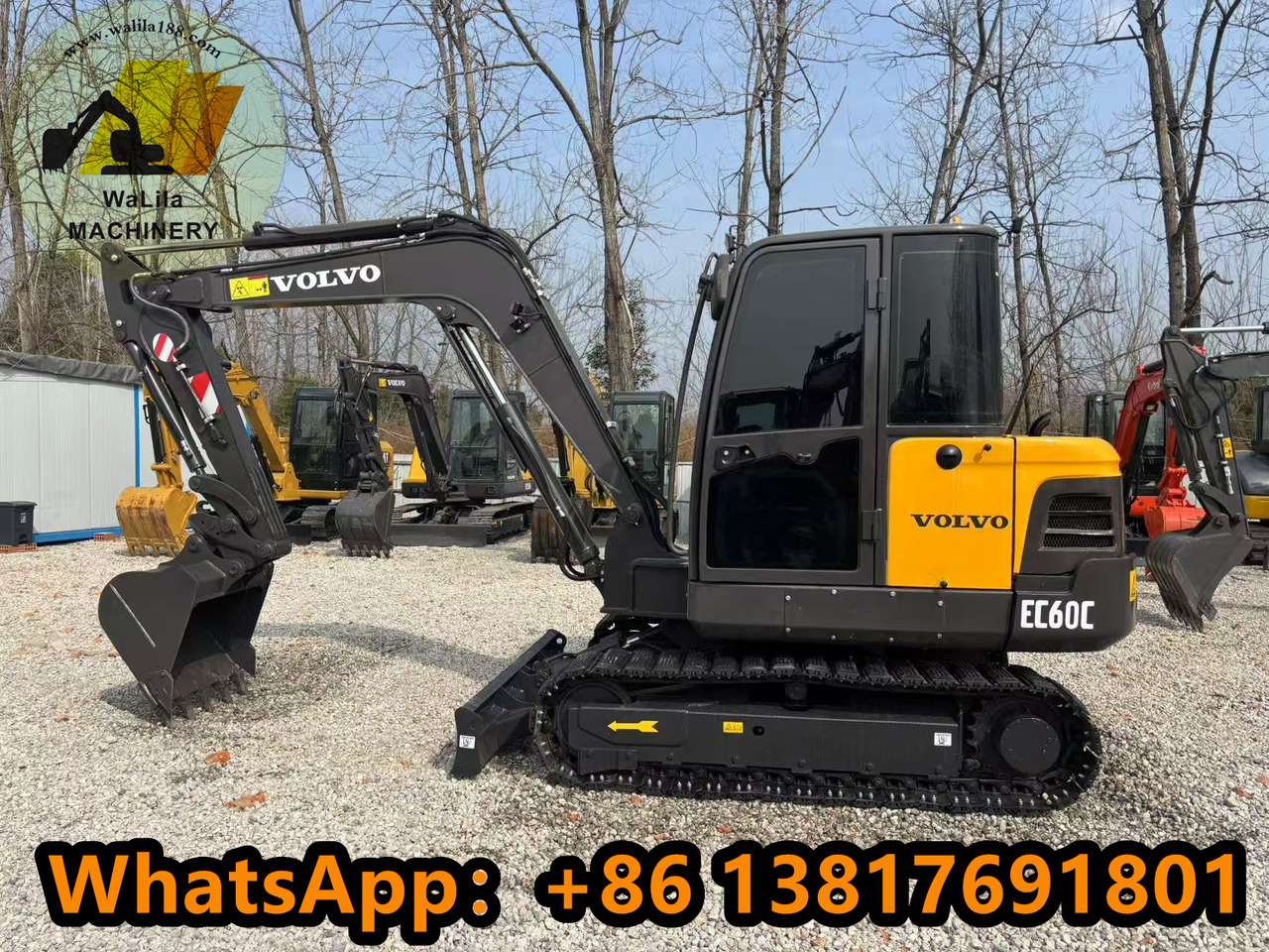 VOLVO EC60 - Mini rýpadlo: obrázek 3 VOLVO EC60 - Mini rýpadlo: obrázek 3