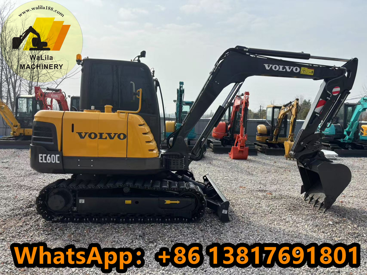 VOLVO EC60 - Mini rýpadlo: obrázek 1 VOLVO EC60 - Mini rýpadlo: obrázek 1