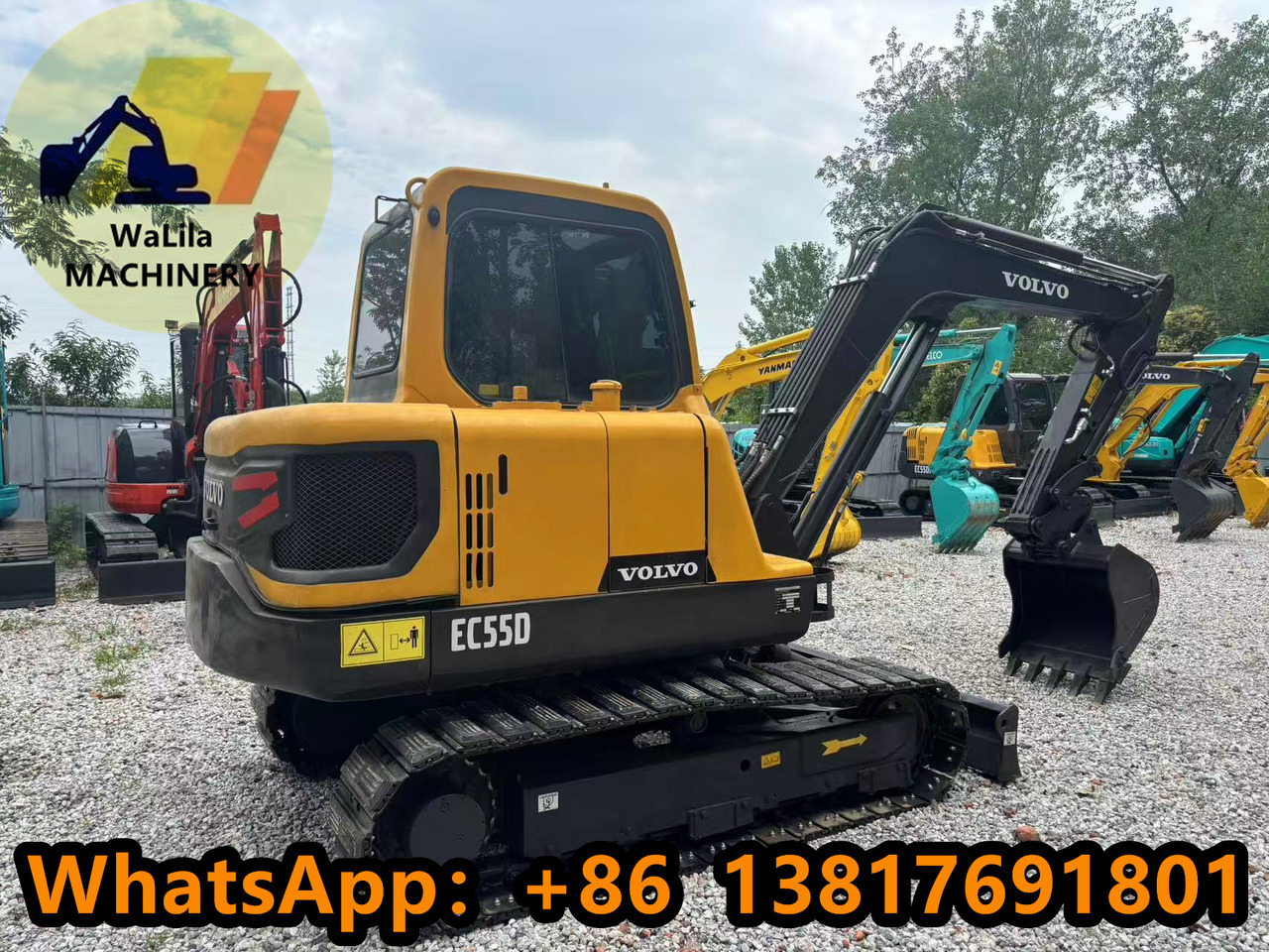 Volvo EC55D - Mini rýpadlo: obrázek 3 Volvo EC55D - Mini rýpadlo: obrázek 3