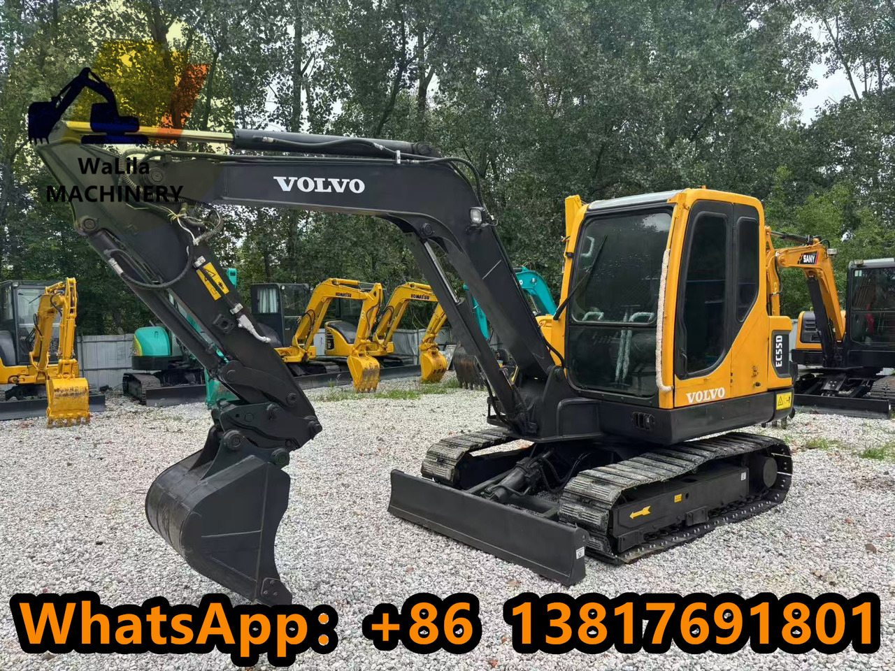 Volvo EC55D - Mini rýpadlo: obrázek 4 Volvo EC55D - Mini rýpadlo: obrázek 4