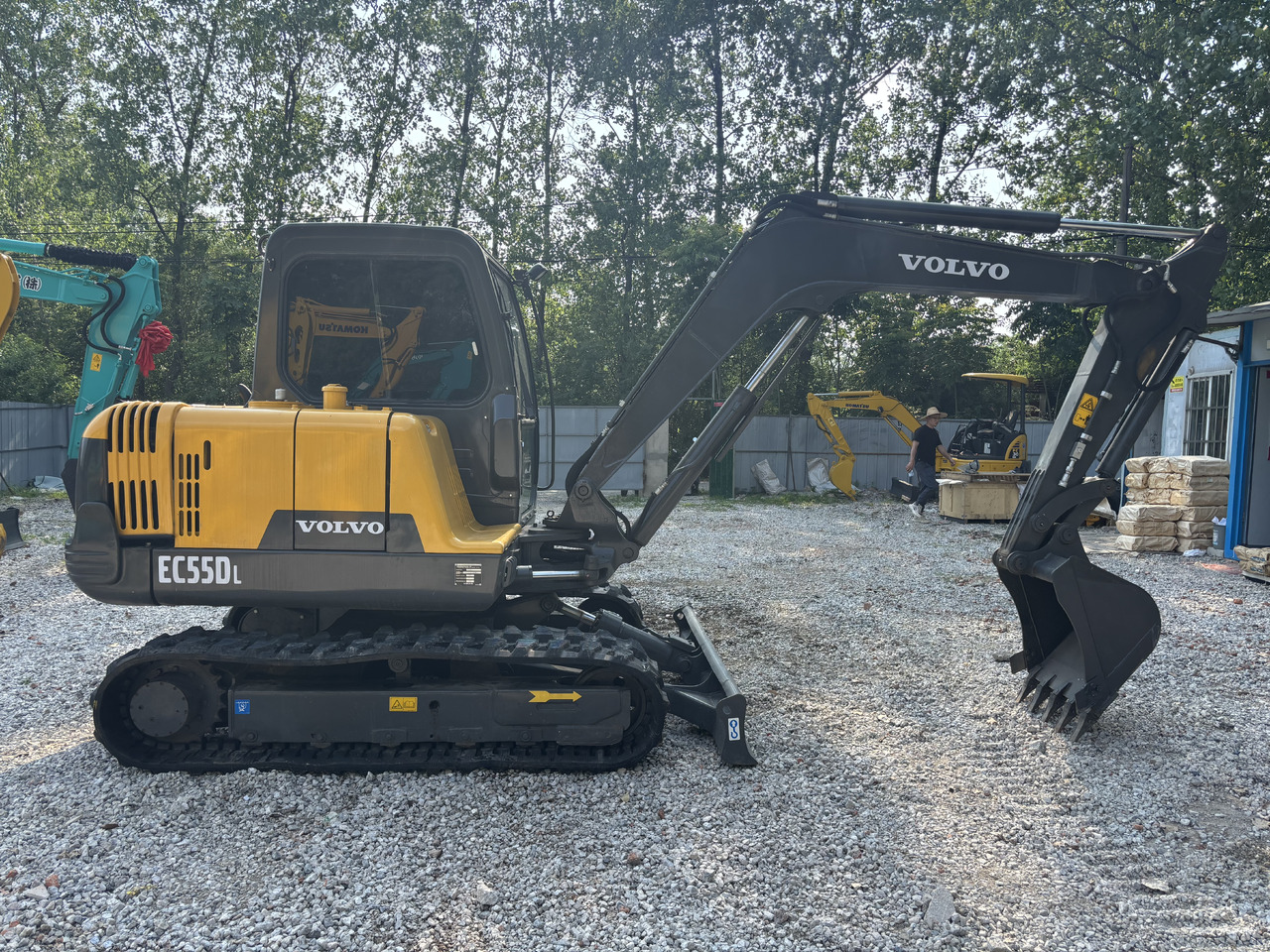 Mini rýpadlo Volvo EC55D Rubber track: obrázek 6