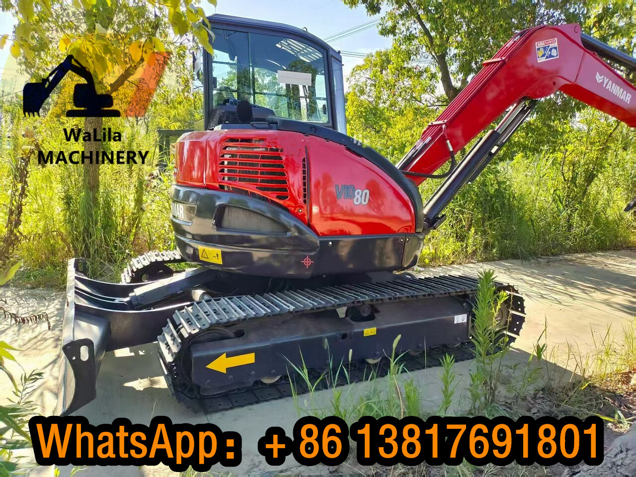 YANMAR VIO80 - Mini rýpadlo: obrázek 1 YANMAR VIO80 - Mini rýpadlo: obrázek 1