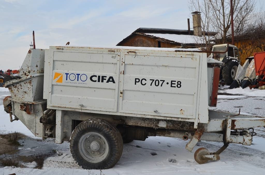 Cifa PC 707 - Stacionární čerpadlo betonu: obrázek 1 Cifa PC 707 - Stacionární čerpadlo betonu: obrázek 1