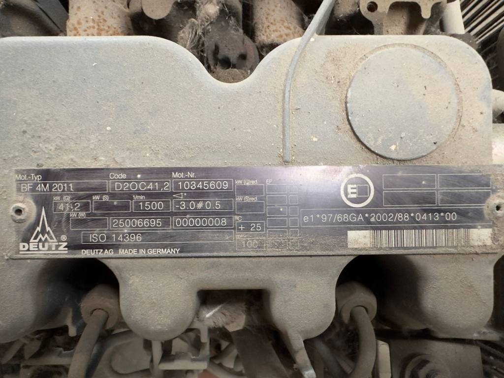 Deutz BF4M2011 ENGINE - Motor pro Stavební technika: obrázek 2 Deutz BF4M2011 ENGINE - Motor pro Stavební technika: obrázek 2