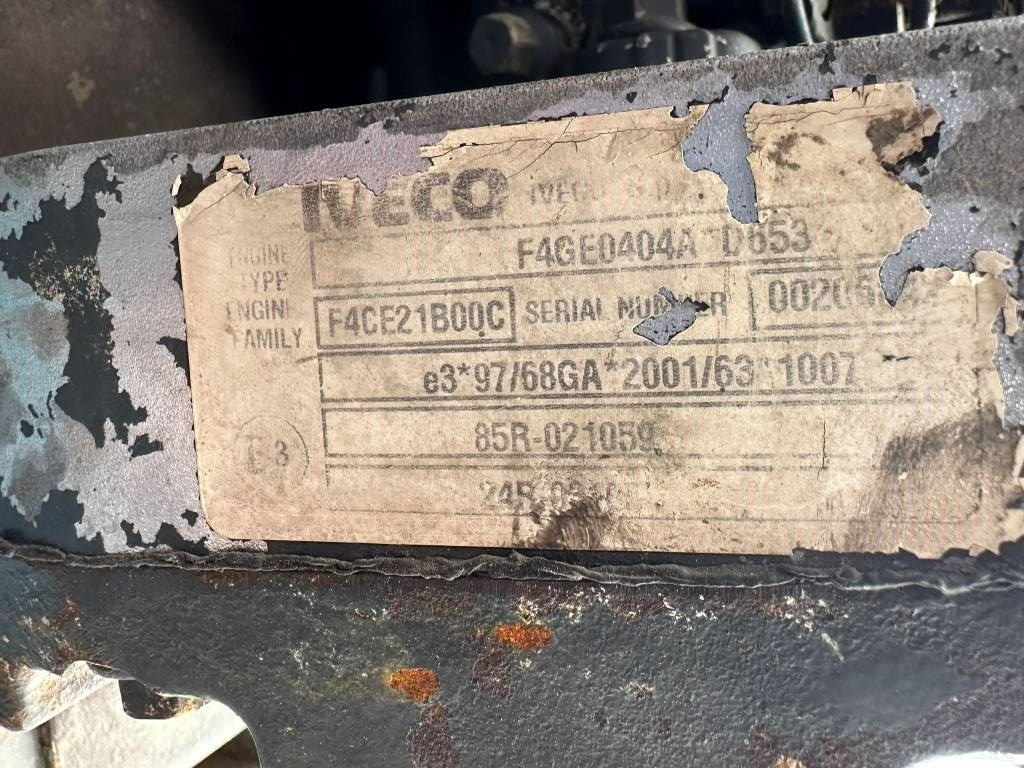 Iveco F4GE040A D653 - Motor pro Stavební technika: obrázek 2 Iveco F4GE040A D653 - Motor pro Stavební technika: obrázek 2