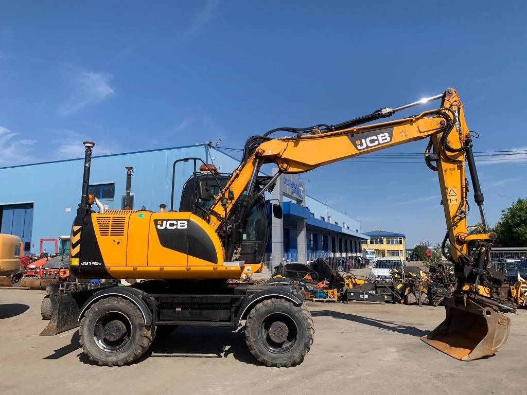 JCB JS 145 W+Engcon Rototilt+Sistem Laser 2D Leica Ico - Kolesové rýpadlo: obrázek 3 JCB JS 145 W+Engcon Rototilt+Sistem Laser 2D Leica Ico - Kolesové rýpadlo: obrázek 3
