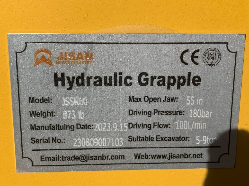 JISAN JSSR60 NEW - Drapák pro Stavební technika: obrázek 4 JISAN JSSR60 NEW - Drapák pro Stavební technika: obrázek 4