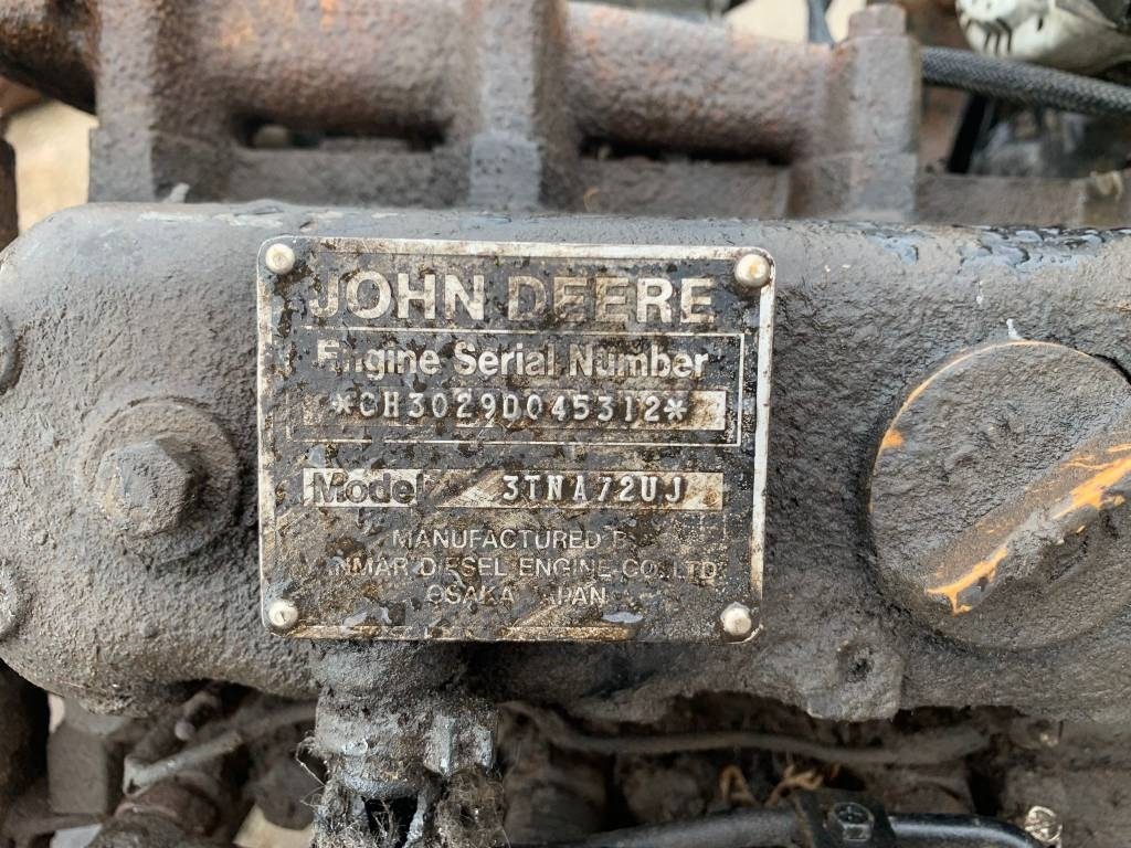 John Deere 3TNA72UJ ENGINE - Motor pro Stavební technika: obrázek 2 John Deere 3TNA72UJ ENGINE - Motor pro Stavební technika: obrázek 2