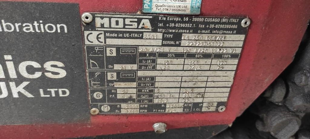 Mosa TS200/CF - Elektrický generátor: obrázek 4 Mosa TS200/CF - Elektrický generátor: obrázek 4