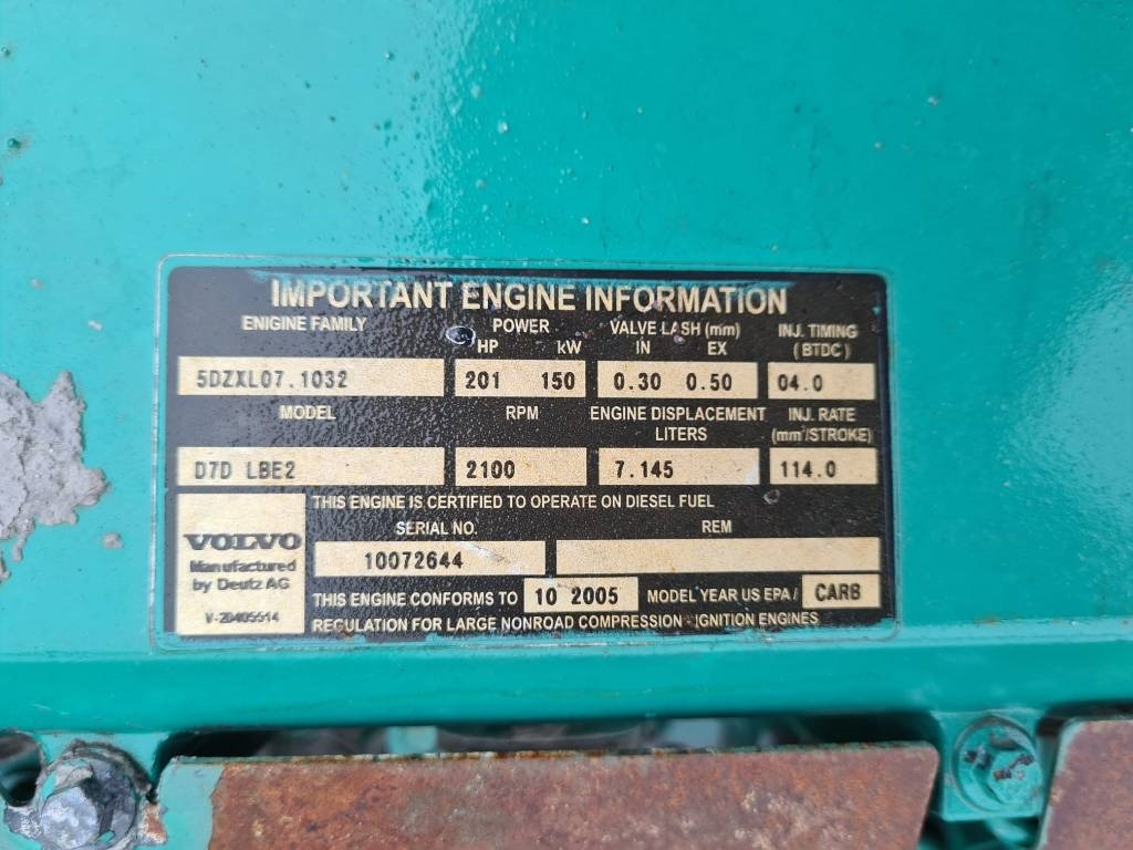 Volvo D7D LBE2 Engine for Volvo L120E, L110E Wheel loade - Motor pro Stavební technika: obrázek 3 Volvo D7D LBE2 Engine for Volvo L120E, L110E Wheel loade - Motor pro Stavební technika: obrázek 3