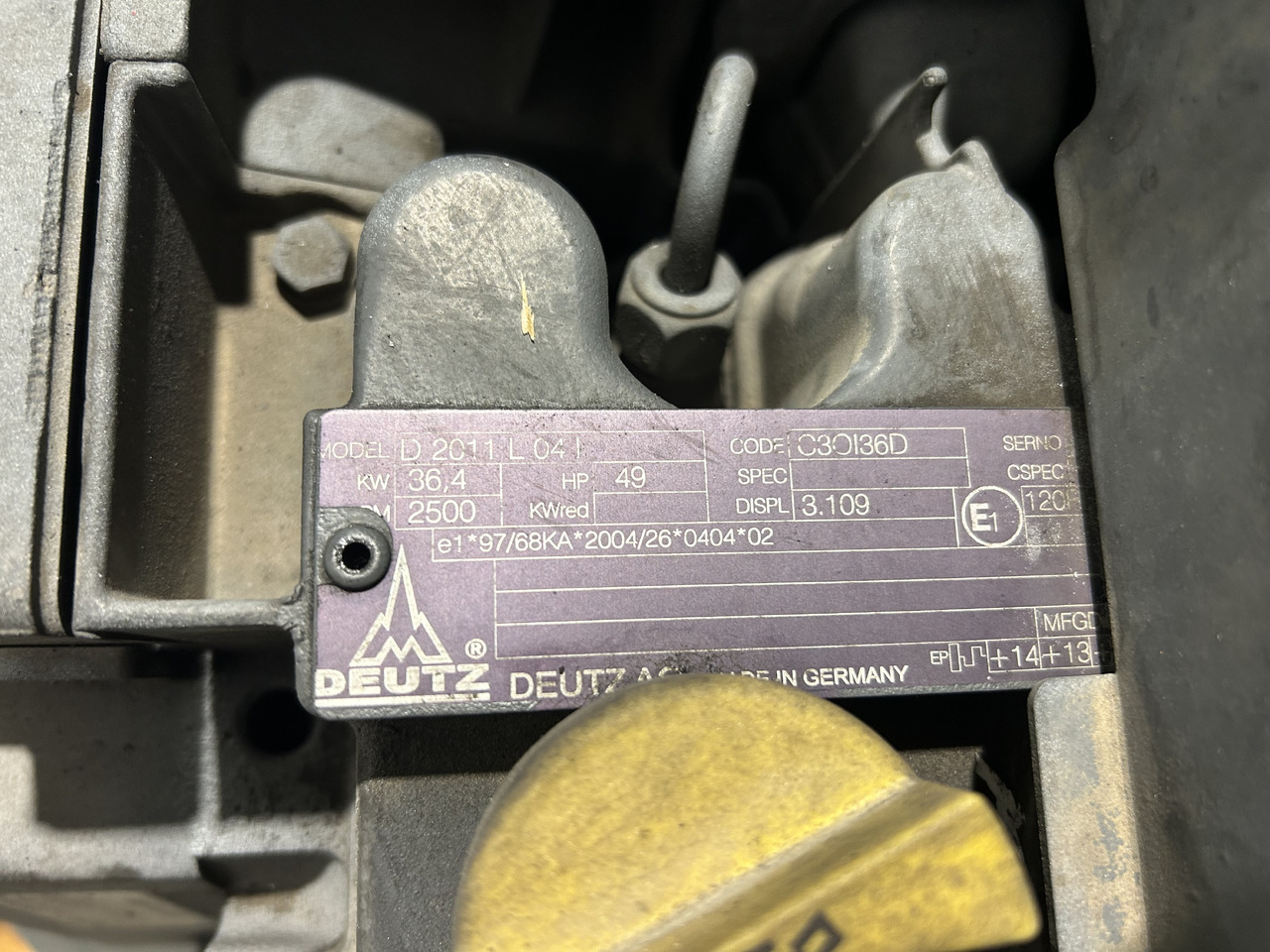 Motor pro Stavební technika Deutz D2011 L04: obrázek 10