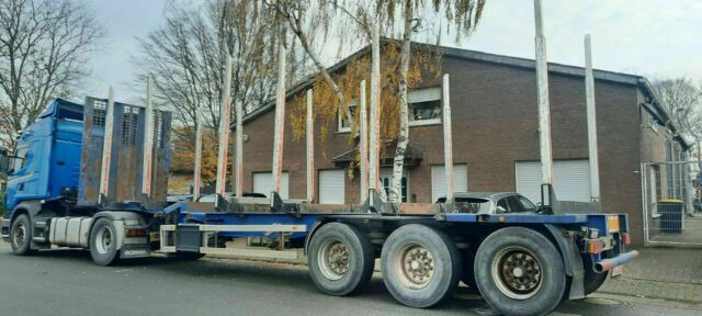 Kässbohrer SCV Plattform Mit Rungen 3 Achser - Klanicový návěs: obrázek 1 Kässbohrer SCV Plattform Mit Rungen 3 Achser - Klanicový návěs: obrázek 1