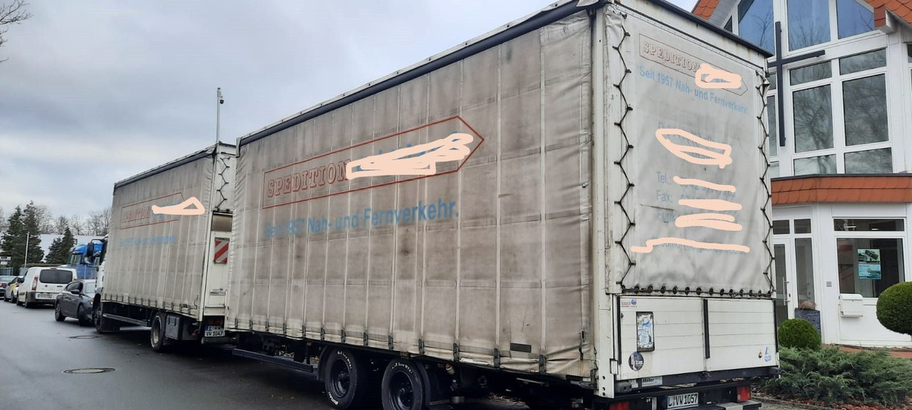 MAN 12.250 TGM Jumbo Mit Anhänger - Plachtový nákladní auto, Plachtový přívěs: obrázek 4 MAN 12.250 TGM Jumbo Mit Anhänger - Plachtový nákladní auto, Plachtový přívěs: obrázek 4
