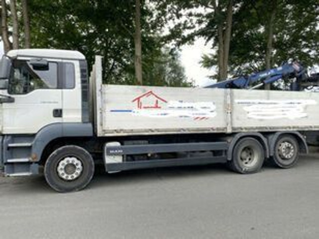 MAN 26.320 Pritsche mit Kran Tirre 170 - Nákladní automobil valníkový/ Plošinový, Auto s hydraulickou rukou: obrázek 3 MAN 26.320 Pritsche mit Kran Tirre 170 - Nákladní automobil valníkový/ Plošinový, Auto s hydraulickou rukou: obrázek 3