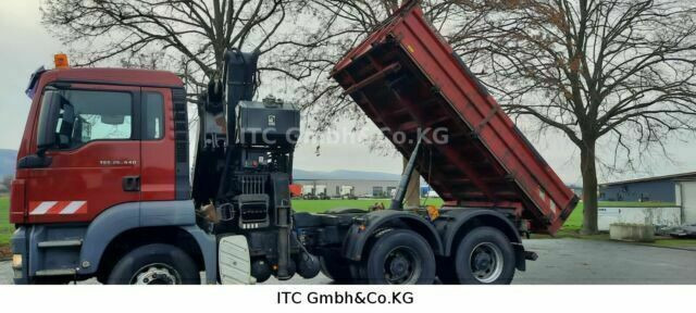 MAN 26.440TGS Kipper+Kran Meiller/Stahl - Sklápěč, Auto s hydraulickou rukou: obrázek 5 MAN 26.440TGS Kipper+Kran Meiller/Stahl - Sklápěč, Auto s hydraulickou rukou: obrázek 5