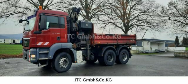 MAN 26.440TGS Kipper+Kran Meiller/Stahl - Sklápěč, Auto s hydraulickou rukou: obrázek 1 MAN 26.440TGS Kipper+Kran Meiller/Stahl - Sklápěč, Auto s hydraulickou rukou: obrázek 1